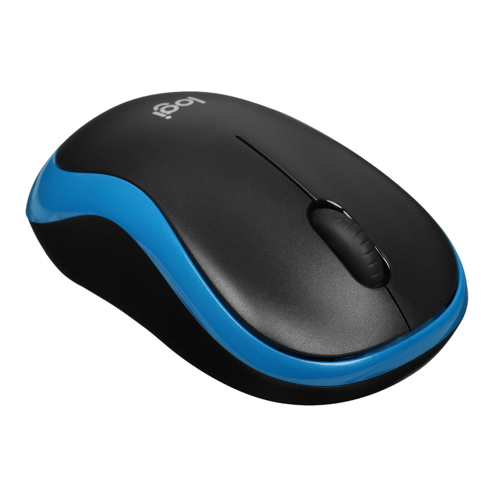Беспроводная мышь Logitech M185 Blue Wireless Черный / / Черный photo 3
